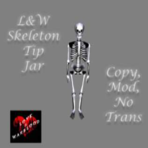L&W Skeleton Tip Jar
