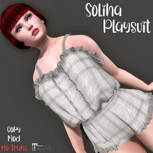 * Solina * Grey playsuit * 