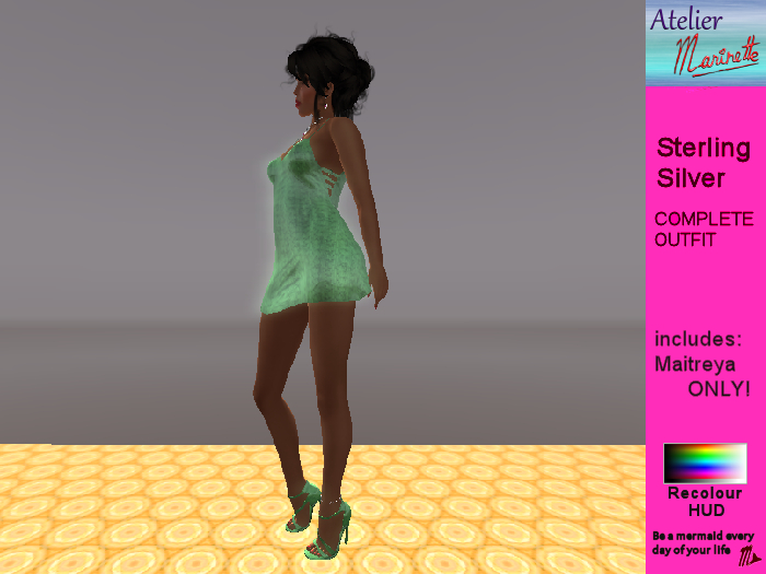 [AM] Cocktail Outfit - Sterling Silver (wear to unpack)