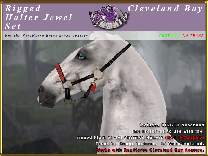 *E* Rigged Halter Jewel Set Set [BOXED] RH Cleveland