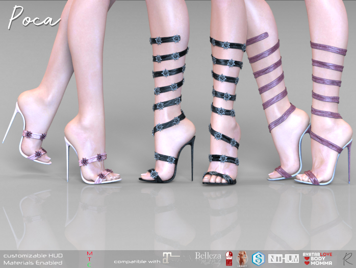 Remezzo Poca Heels Fat Pack