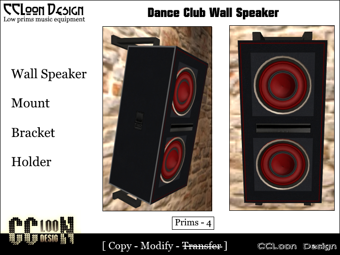 CCL Design - Wall Speaker CCL08 Red