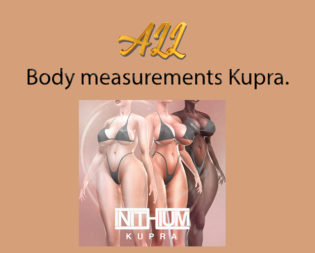 Body measurements Kupra by Rana