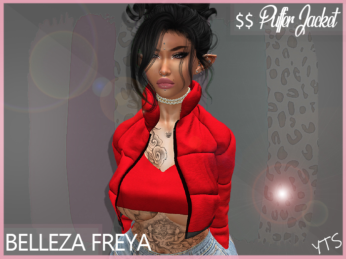 YTS-$$PUFFER RED JACKET-FREYA