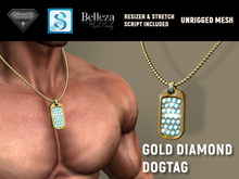 [7/11] Diamond DogTag Gold