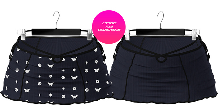 Ec.cloth - Risha Skirt - Navy (add it)