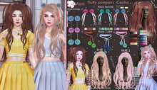 [^.^Ayashi^.^] Fluffy pompons gacha-Fatpack