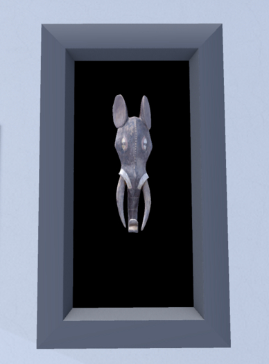 3D art mask olifant frame