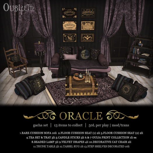 Oubliette- Oracle Tassel Rug (bagged)