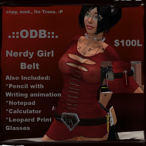 .::ODB::. Nerdy Girl Belt {Boxed}