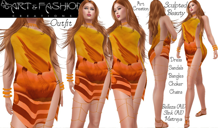ART & FASHION - SCULPTED BEAUTY OUTFIT