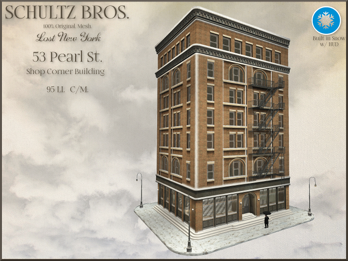 [Schultz Bros.] 53 Pearl St. w/BIS