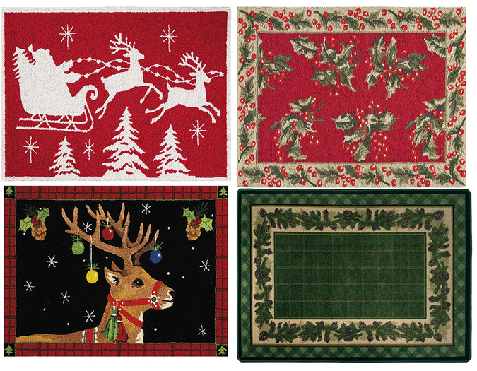 ^Dejavu^ Full Perm Christmas Rug Texture 09