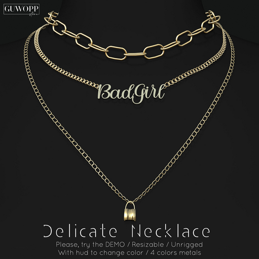 Guwopp - Delicate Necklace Silver