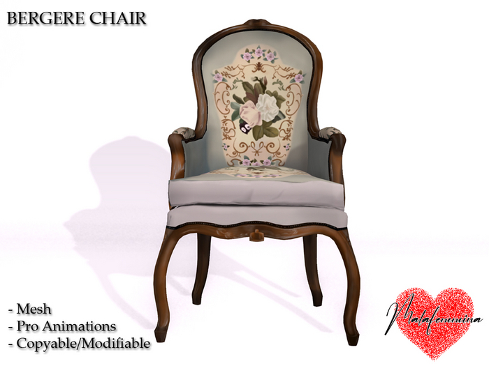 [MLF] BERGERE ANTIQUE CHAIR