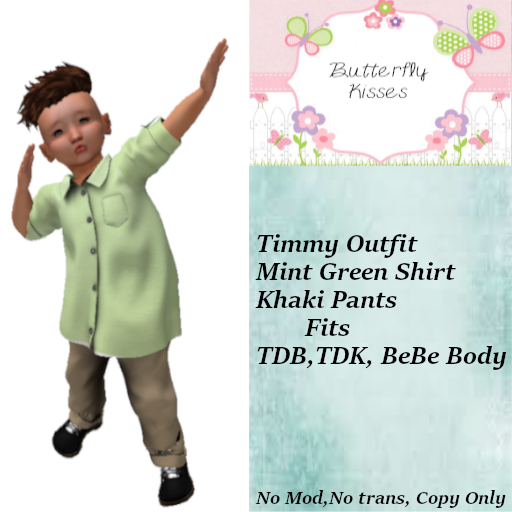 .:.BK.:. Timmy Mint Green & Khaki