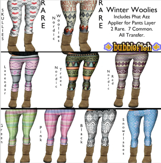 *Bubblefish* Skullie Woolies RARE