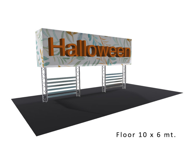 Halloween BOOTH Modern Display