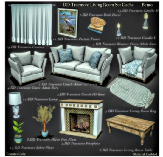 5.DD Traemore Living Room Rug/Boxed