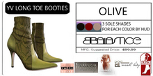 Baiastice_Yv Long Toe Booties-Olive