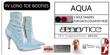 Baiastice_Yv Long Toe Booties-Aqua