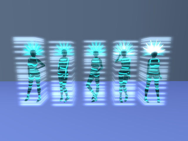 Cyber Girls Figures