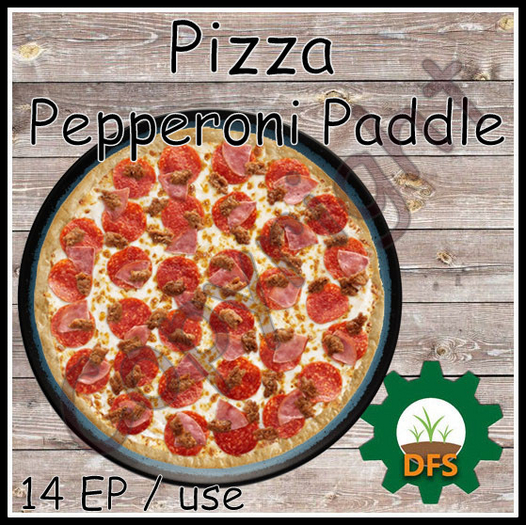 D*Run - DFS Farm (REZZ) - Pizza Pepperoni Paddle *only Texture*
