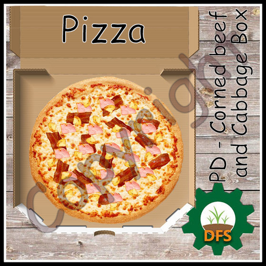 D*Run - DFS Farm (REZZ) - Pizza Corned Beef Box *only Texture*