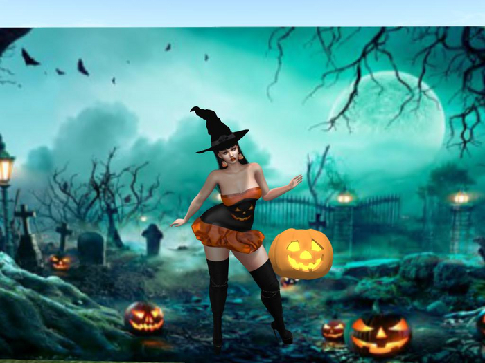 HALLOWEEN OUTFIT - WITCH (Jack o Lantern)
