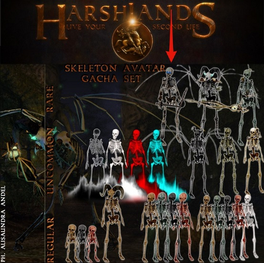 [HL] Skeleton Avatar - RARE Wretched Warrior (BOX)