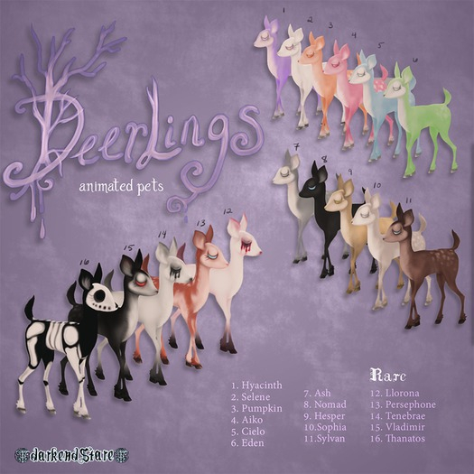 Second Life Marketplace darkendStare. deerling gacha [tenebrae] RARE