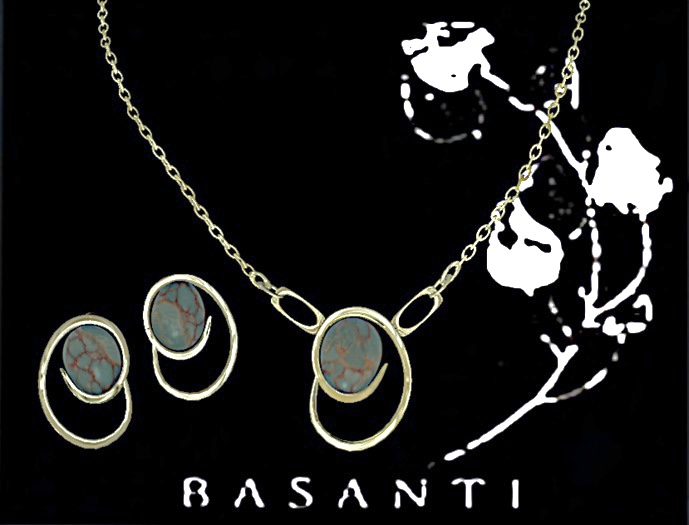 :::KaRi::: Turquioise&Silver Set ~ Basanti