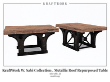 KraftWork W.Sabi Collection . Metallic Roof Table (add)