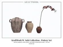 KraftWork W.Sabi Collection . Pottery Set (add)