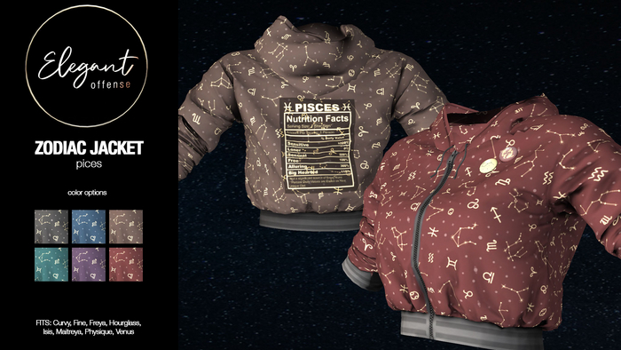 Elegant Offense: Zodiac Jacket Pices {add me}