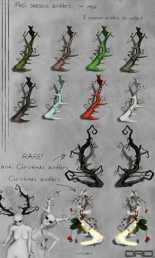 -DRD- seasons antler - gloomy