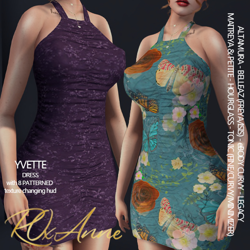 ROxAnne - YVETTE DRESS HUD  PRINTS