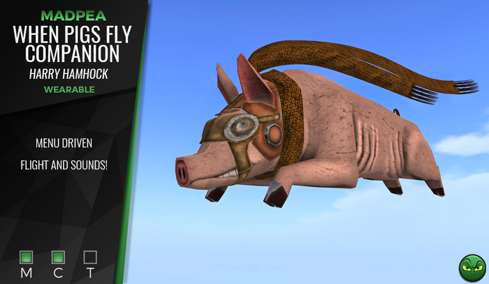 MadPea When Pigs Fly - Harry Hamhock
