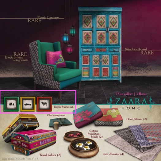 Zaara [home] : Ikat dhurrie rug *beige*