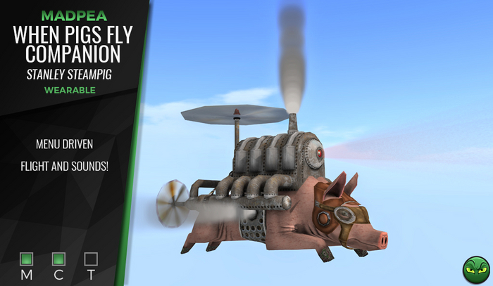 MadPea When Pigs Fly - Stanley Steampig