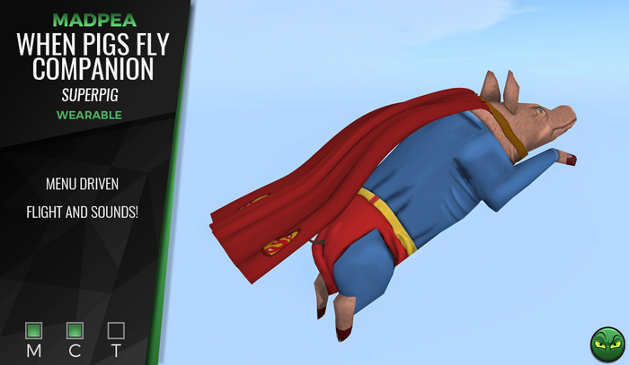 MadPea When Pigs Fly - Superpig