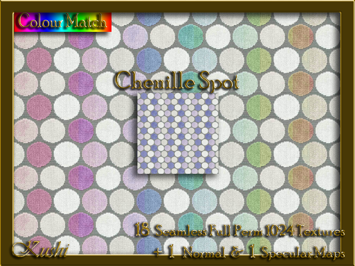 Chenille Spot Seamless Texture Set