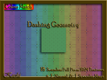Dashing Geometry Seamless Texture Set