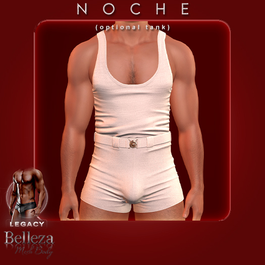 Noche. Victor Swim Suit White