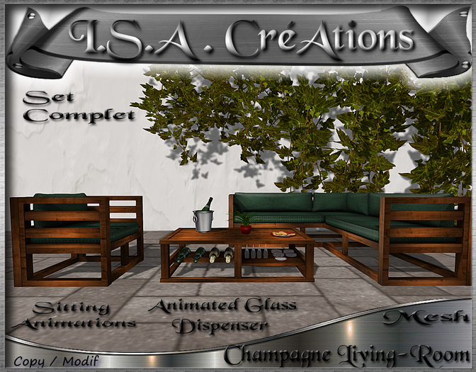 Champagne Living-Room * Mesh * BOX