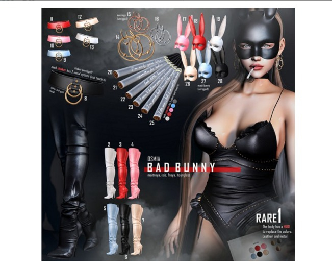 OSMIA - Bad Bunny - Mask.Bunny - Light Blue