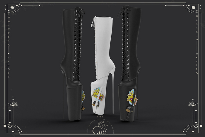 : CULT : Witchcraft Knee High Boots with HUD