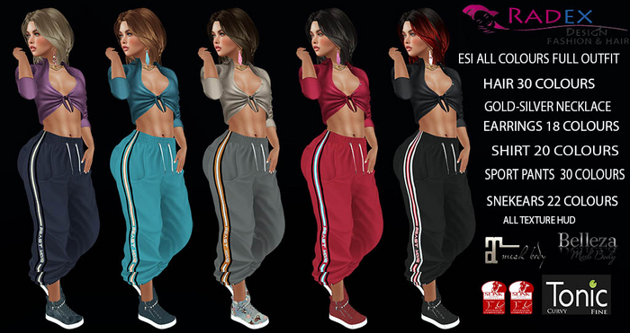RADEX Mesh Esi All Colours Full Outfit
