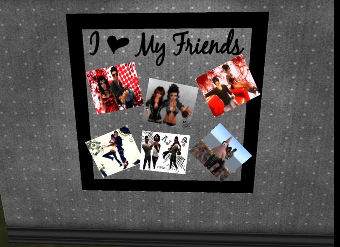 [&Hearts;] I Heart My Friends Pic Frame