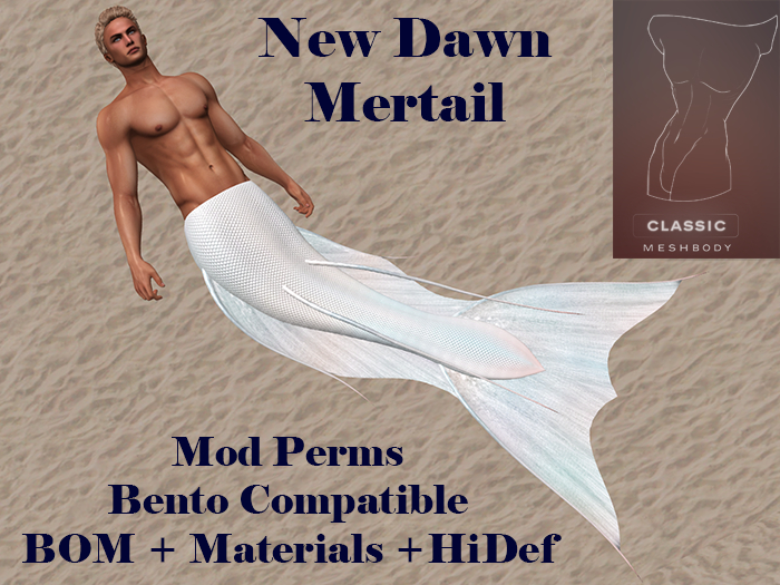 New Dawn Mertail: Meshbody Free Classic Male Fatpack